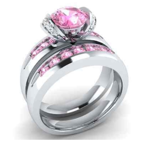 Jewelry - 925 sterling silver Round Cut 2.15ct Sapphire Ring
